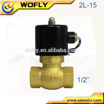 Shut off DC24V high temperature solenoid valve 1/2"